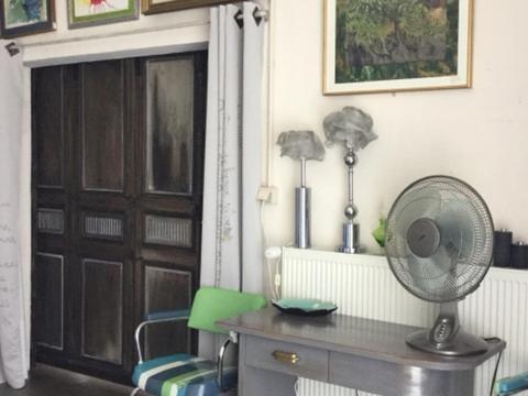 Loft Atypique Bed & Breakfast Villeneuve-de-Riviere Bagian luar foto
